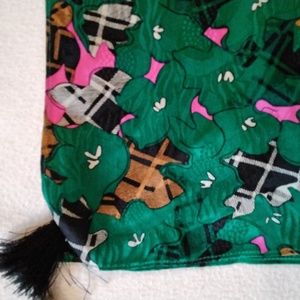 NWOT VINTAGE 90s  |  DIANE FREIS ORIGINAL SILK WRAP SCARF